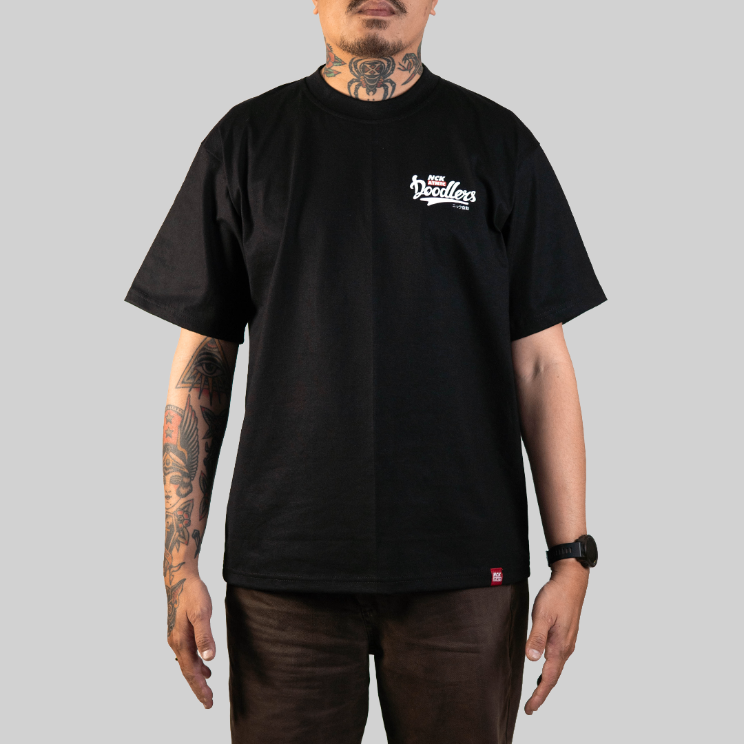 Doodlers Samurai Tee - Black