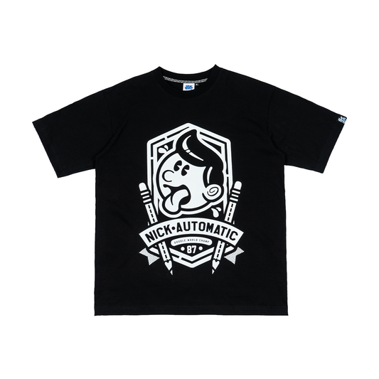 Pencil Crew V2 KIDS Tee  (Black)