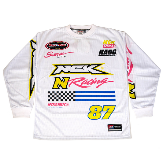 Swerve Long Sleeve Jersey Tee - White