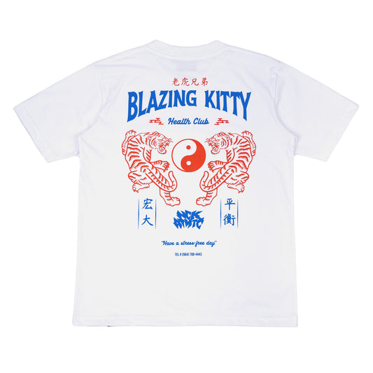 Blazing Kitty Tee (White)