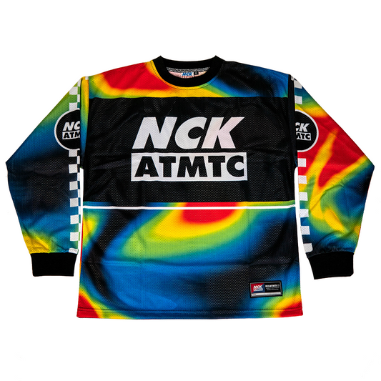 Moto Badger Long Sleeve Jersey Tee - Gecko Heatmap
