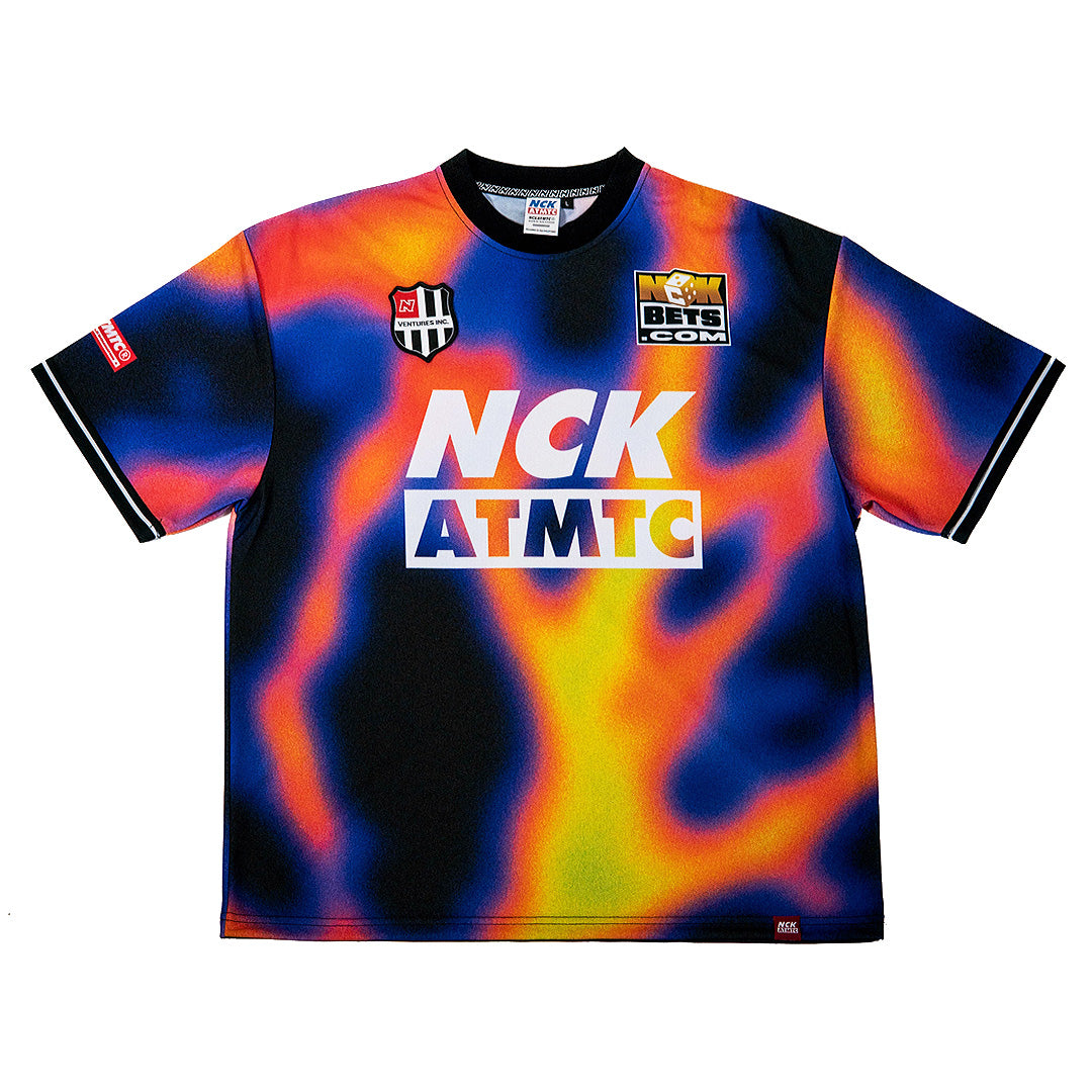 Block Heatmap Jersey Tee - Lava