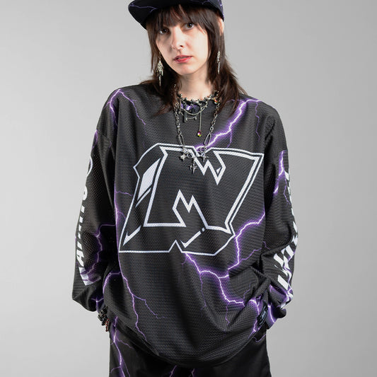 Stormchaser  Long Sleeve Jersey - Black