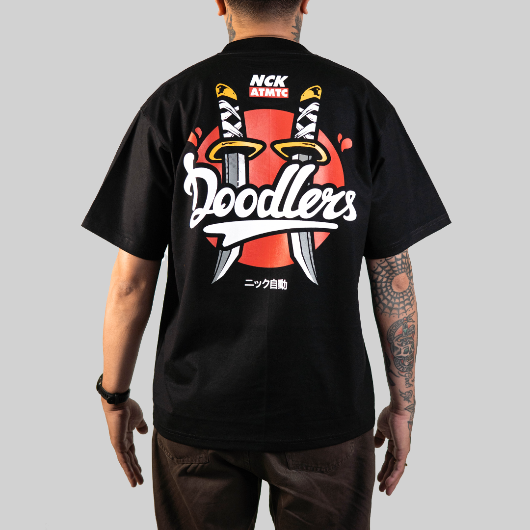 Doodlers Samurai Tee - Black