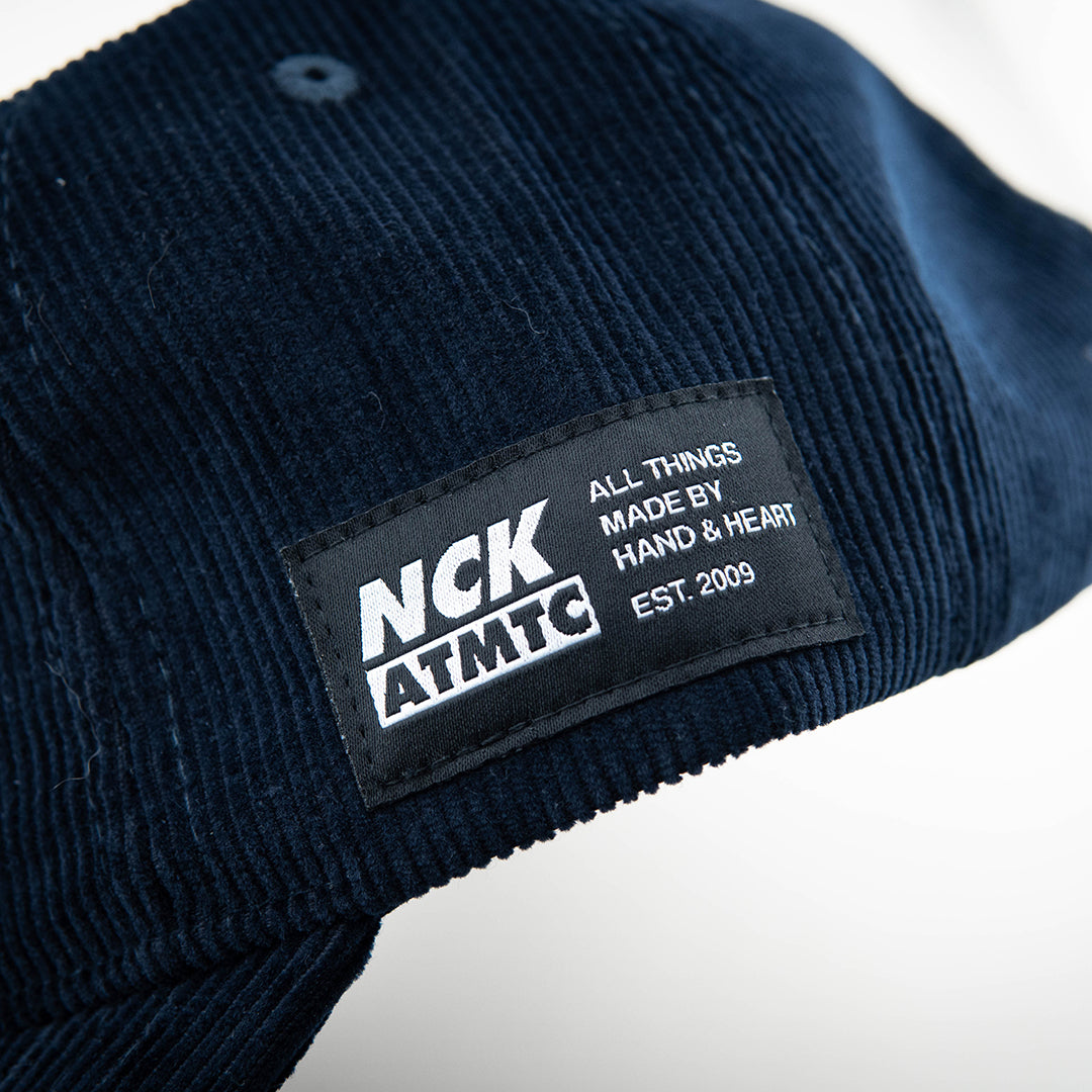 HKL Corduroy Baseball Cap - Navy
