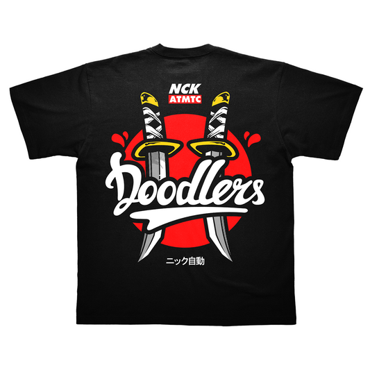 Doodlers Samurai Tee - Black