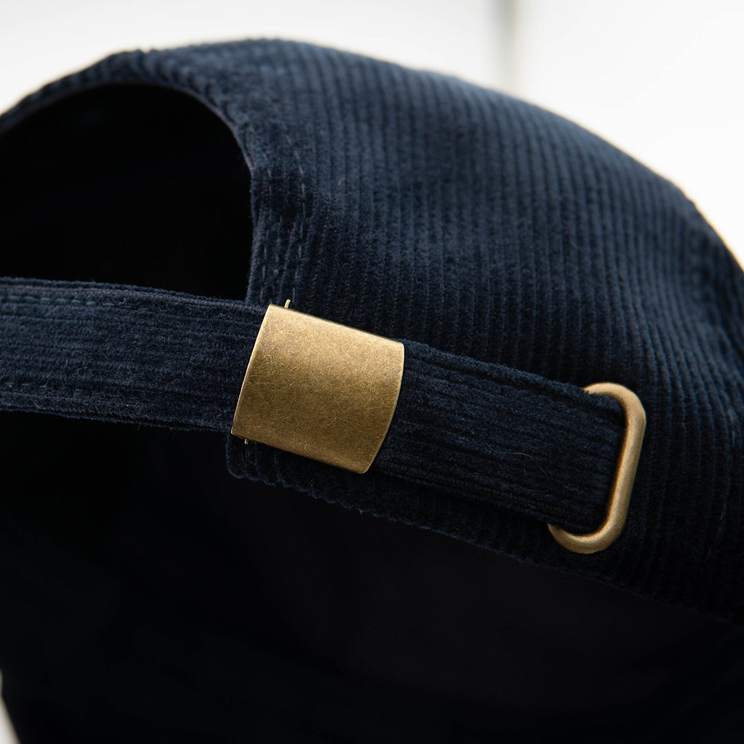 HKL Corduroy Baseball Cap - Navy