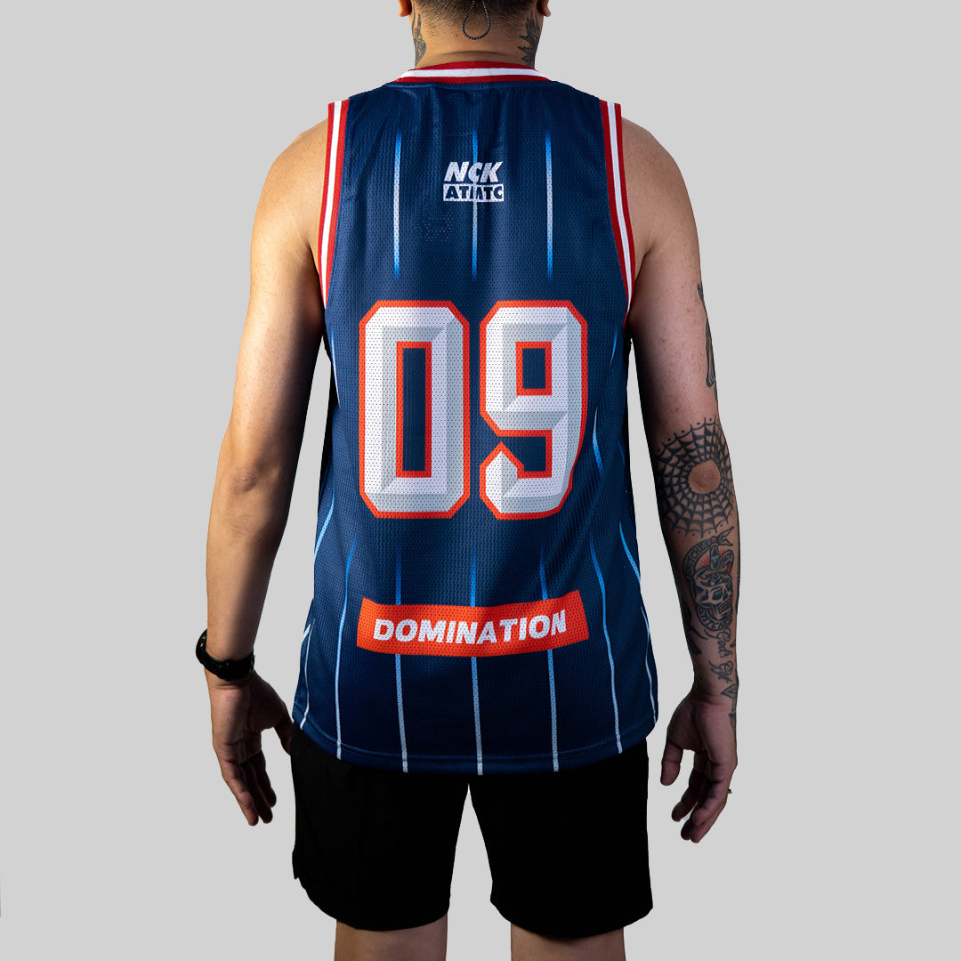 Drexler Basketball Jersey - Navy Blue