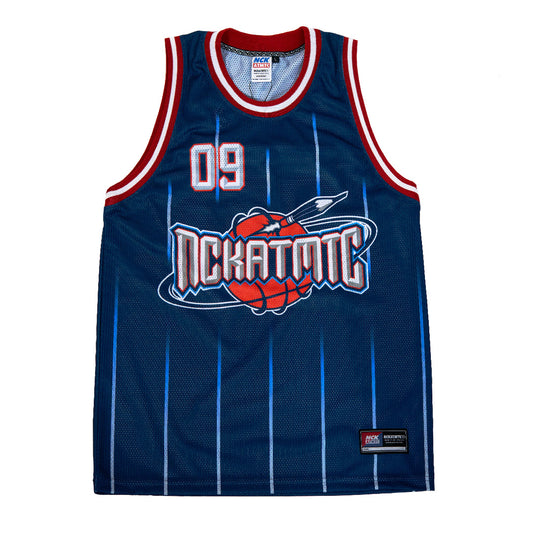 Drexler Basketball Jersey - Navy Blue