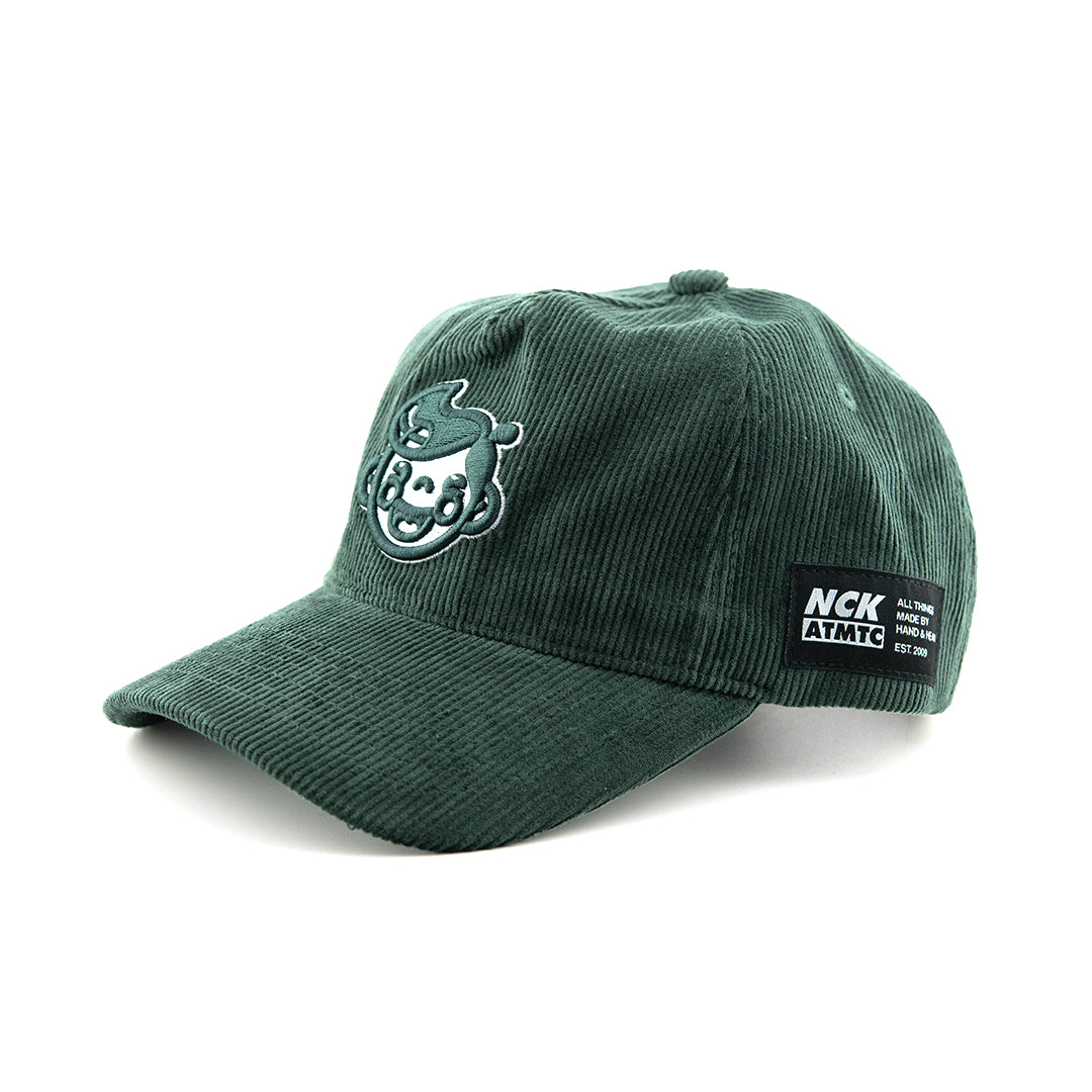 HKL Corduroy Baseball Cap - Forest Green