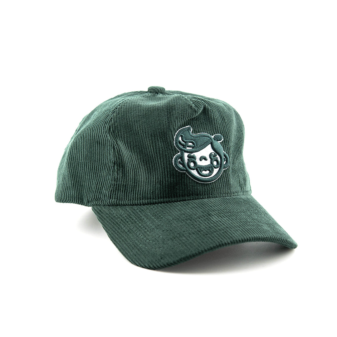HKL Corduroy Baseball Cap - Forest Green