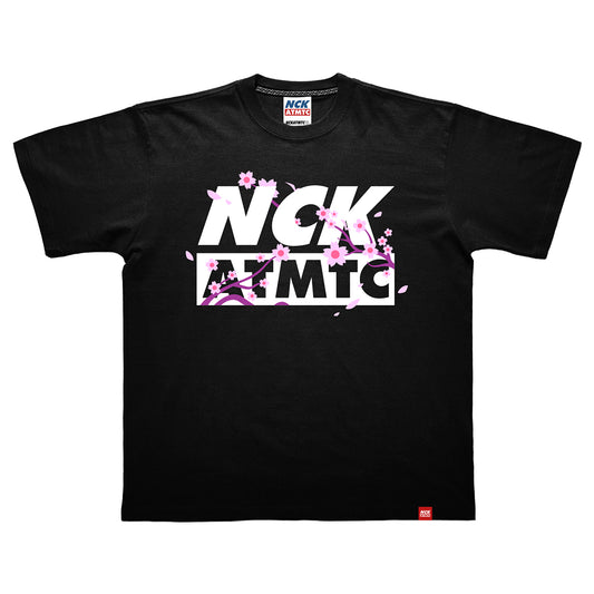 Block Sakura Tee - Black