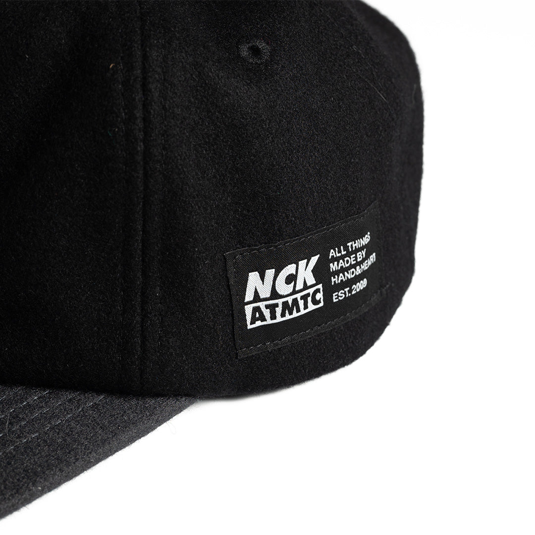 N Logo Wool Unconstructed Cap - Black – Nick Automatic