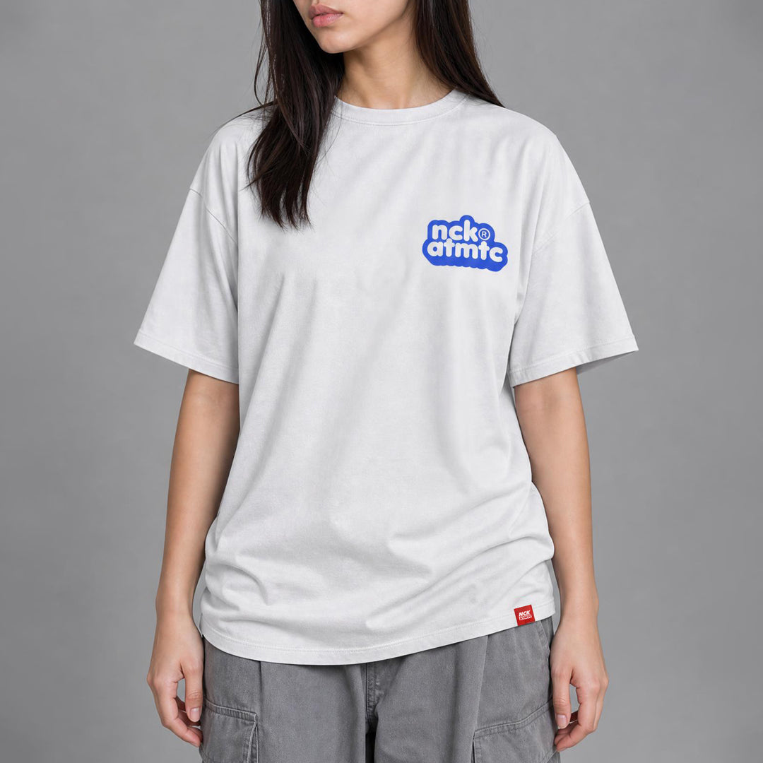 Cut-out Head Logo  - White
