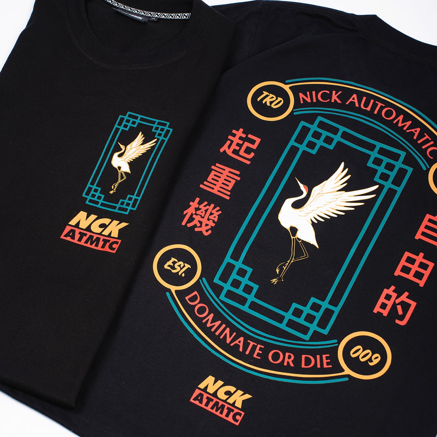 Crane Black T-shirt