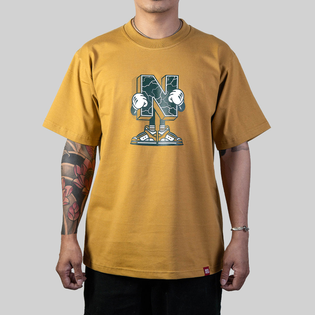 N Box Tee - Amber Gold