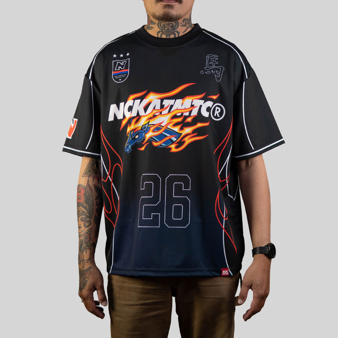 Year of the Horse 2026 Jersey Tee - Black