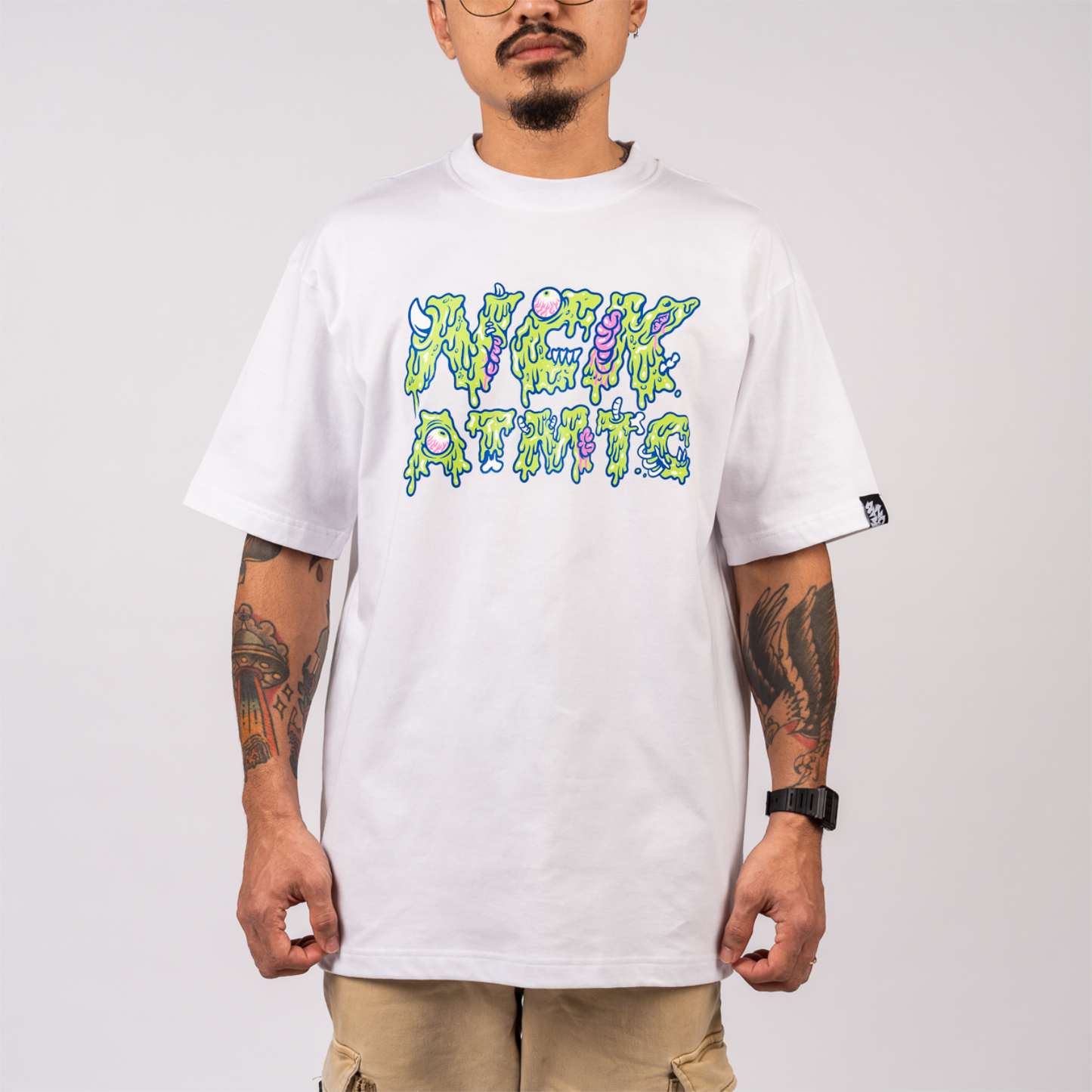 Block Zomblast Tee (White)