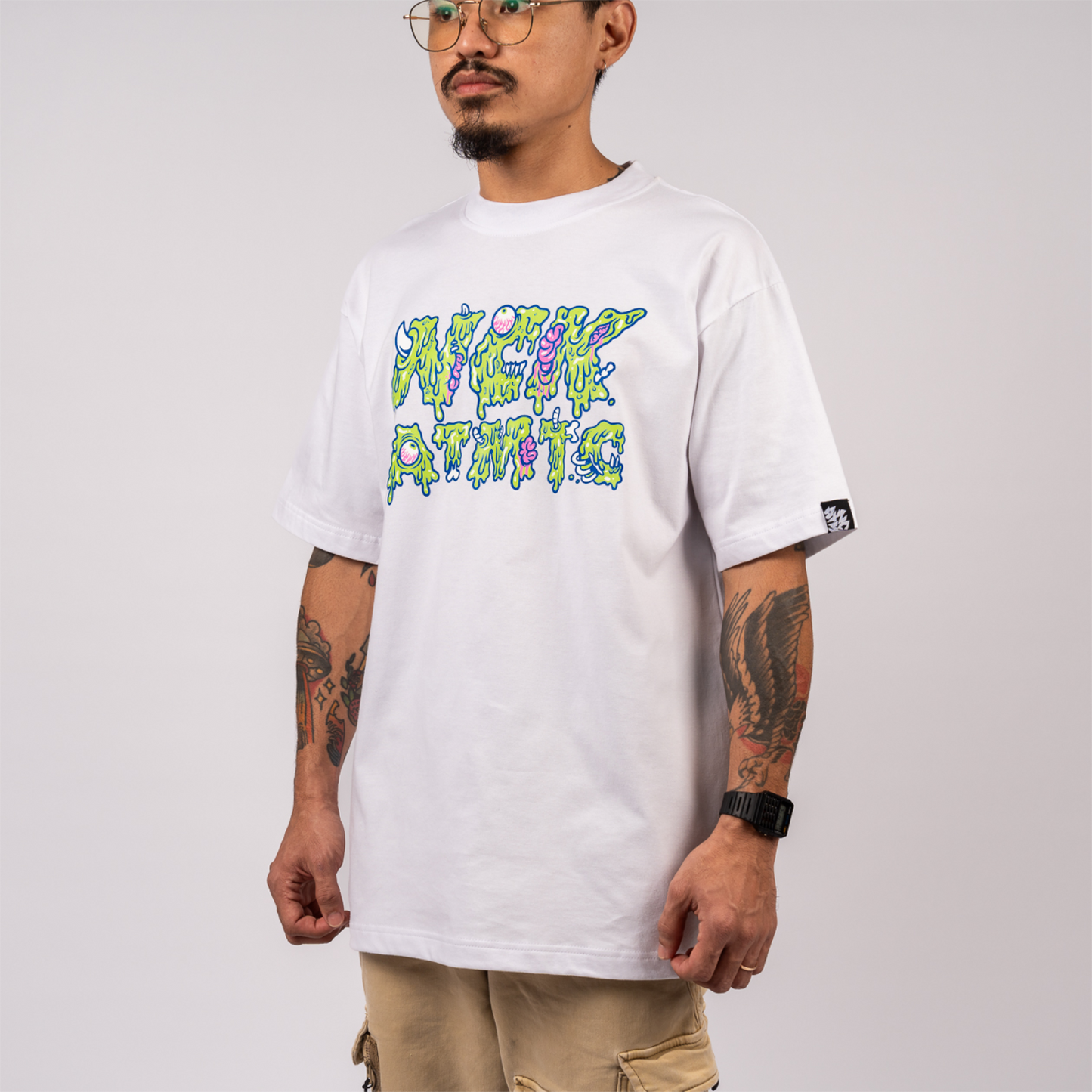 Block Zomblast Tee (White)